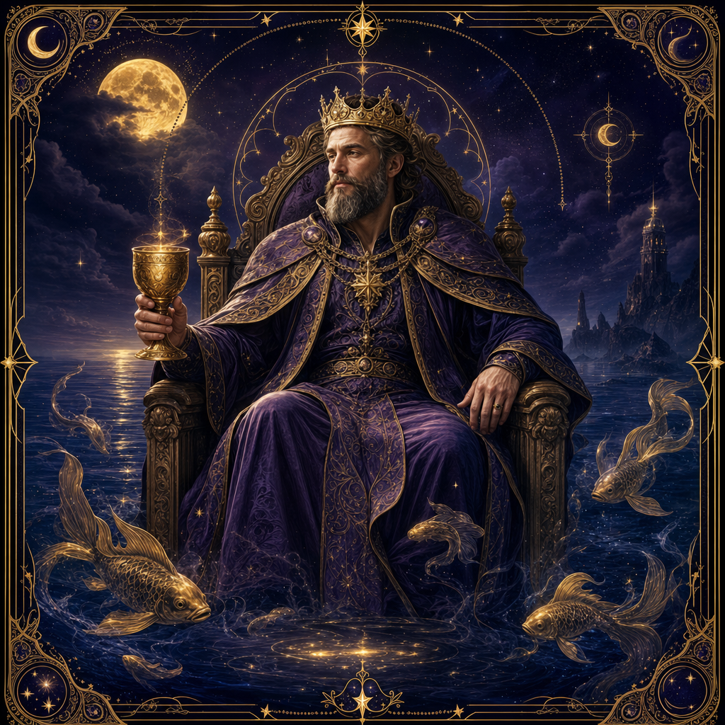 King of Cups — Upright