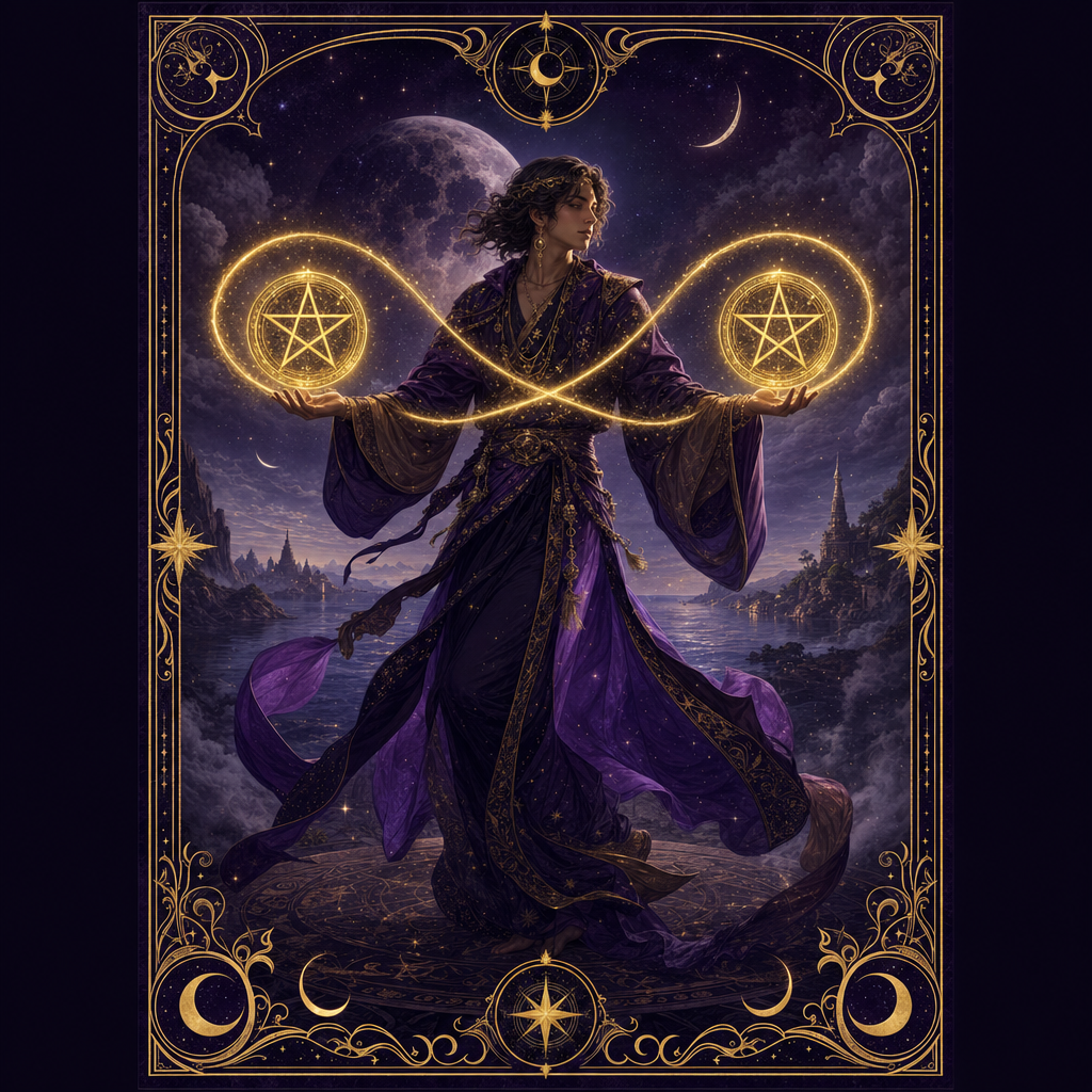 Two of Pentacles — Upright