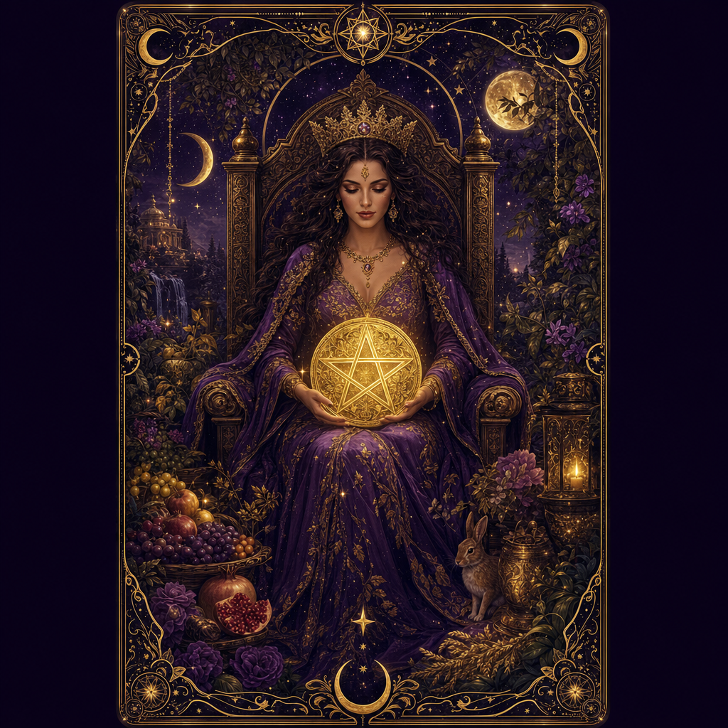 Queen of Pentacles — Reversed