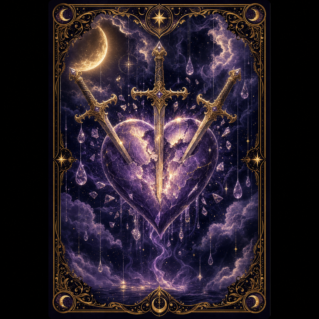 Three of Swords — Reversed